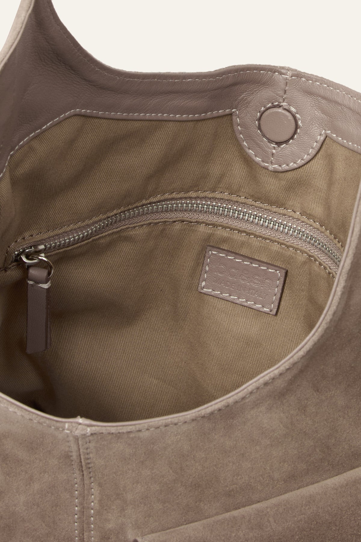 Dim Gray BAG L VINTAGE LEATHER YOUYOU תיק צד BA&SH