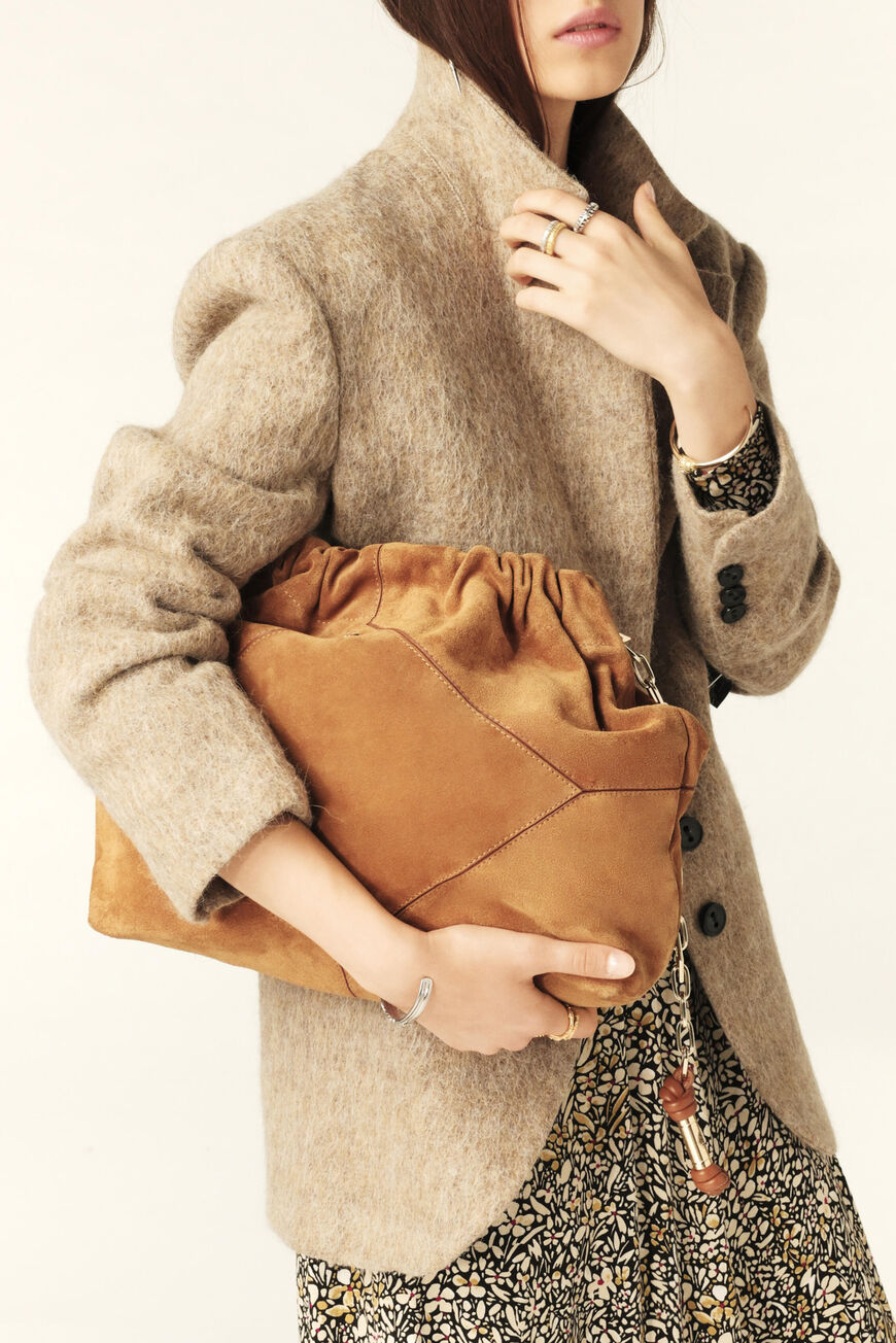 Antique White תיק צד לנשים June BA&SH