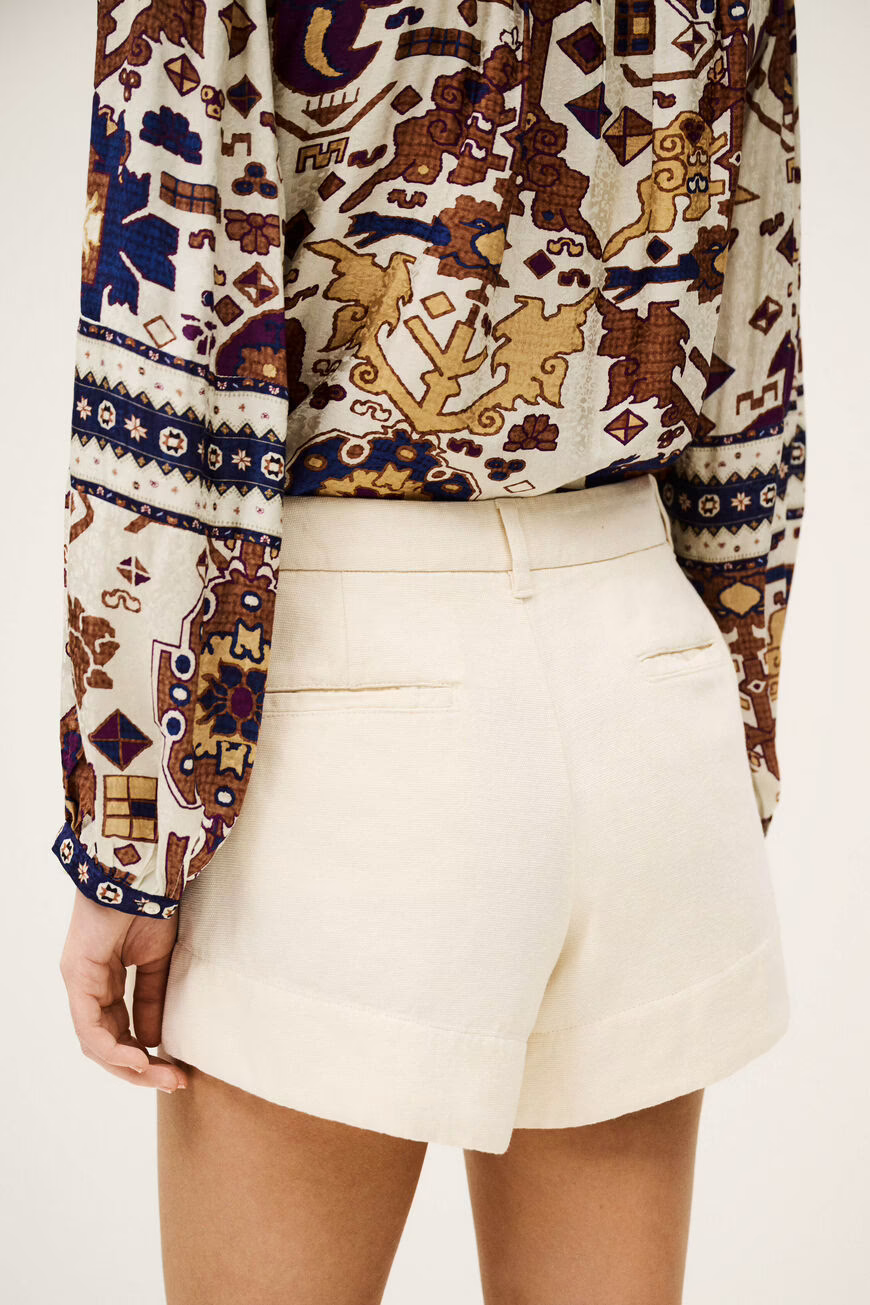 Light Gray מכנסיים קצרים לנשים Roma BA&SH