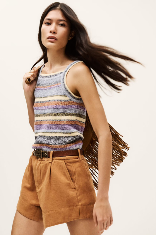 Antique White מכנסיים קצרים לנשים Roma BA&SH