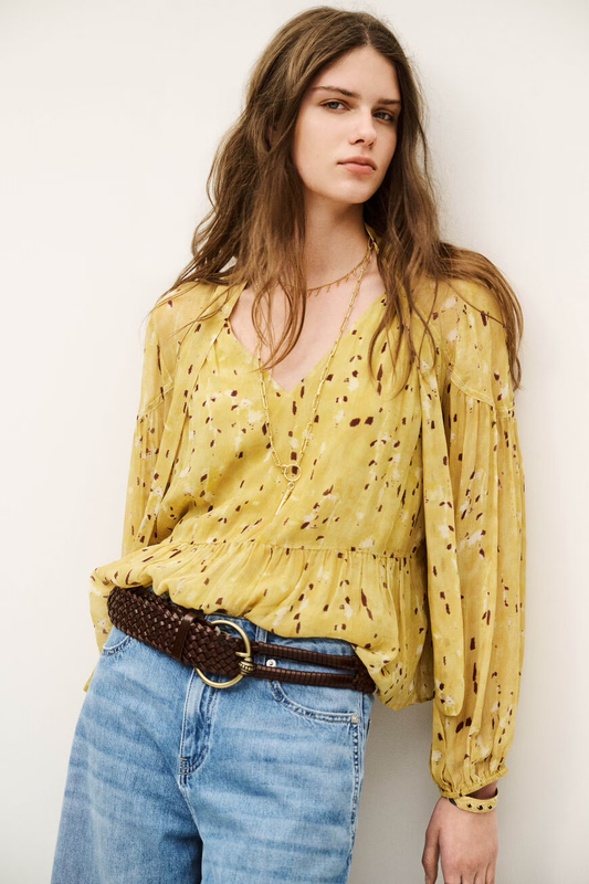 Light Gray חולצה ארוכה לנשים Kamala BA&SH