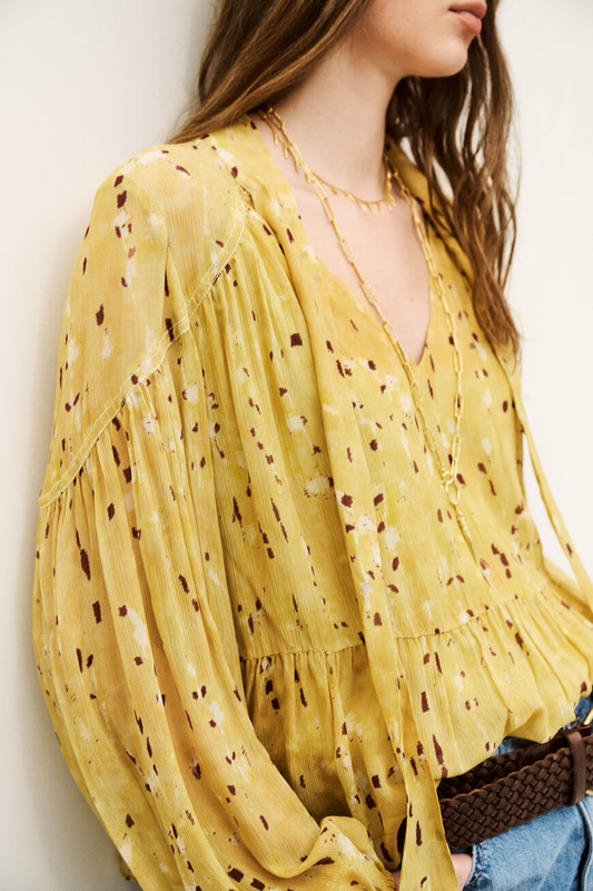 Dark Khaki חולצה ארוכה לנשים Kamala BA&SH