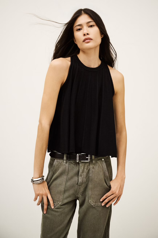 Antique White גופיה לנשים Serres BA&SH