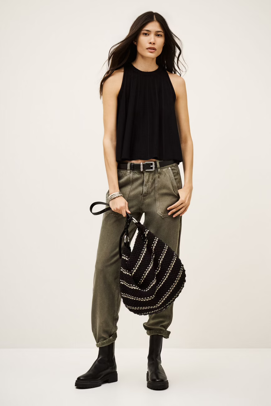 Antique White גופיה לנשים Serres BA&SH