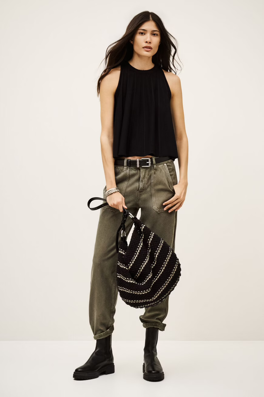 Antique White גופיה לנשים Serres BA&SH