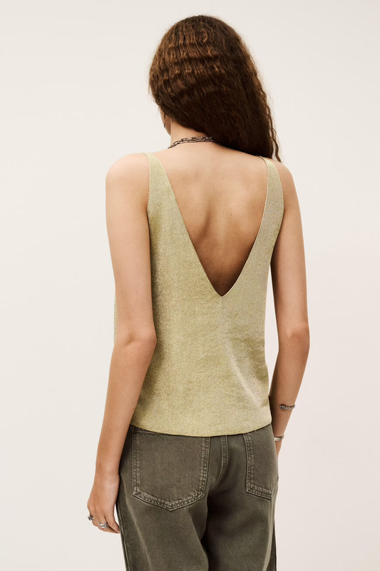 Light Gray גופיה לנשים Zuani BA&SH