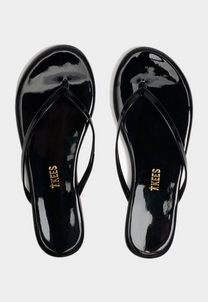Black כפכפים לנשים Lily Glosses TKEES
