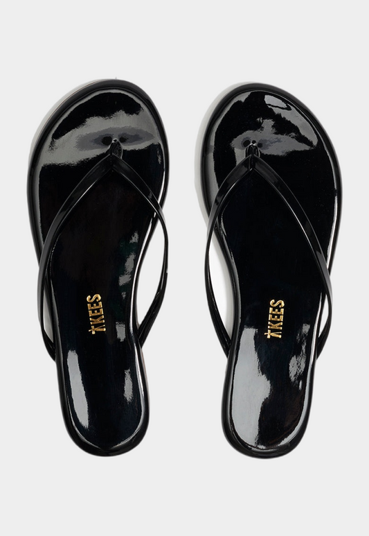 Black כפכפים לנשים Lily Glosses TKEES