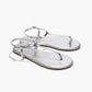 White Smoke סנדלי אצבע לנשים Mariana Metallics TKEES