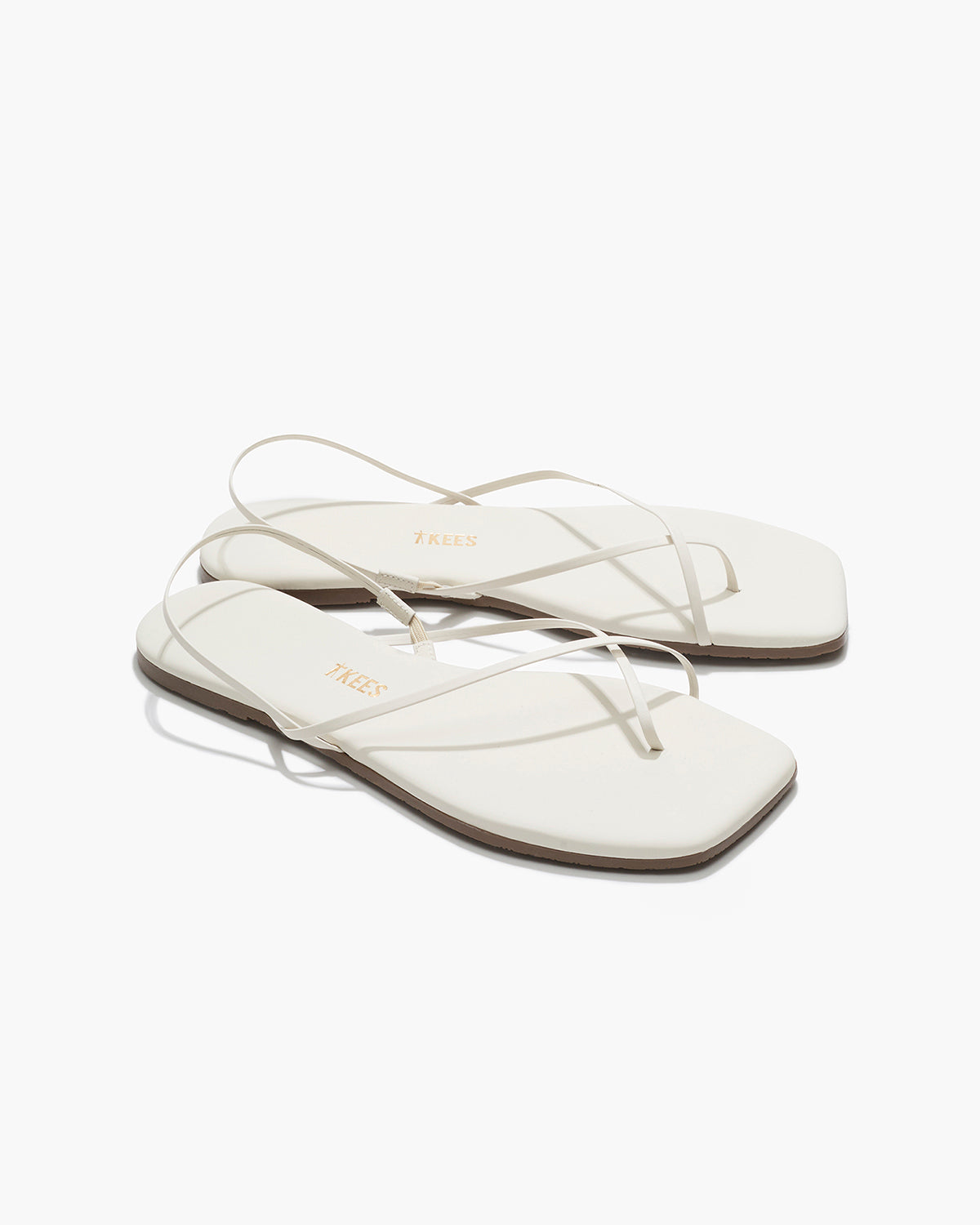 White Smoke סנדלי עור לנשים Square Toe Millie TKEES