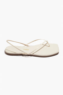 Antique White סנדלי עור לנשים Square Toe Millie TKEES