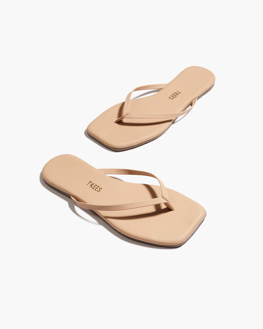 White Smoke כפכפי אצבע לנשים Square Toe Lily TKEES