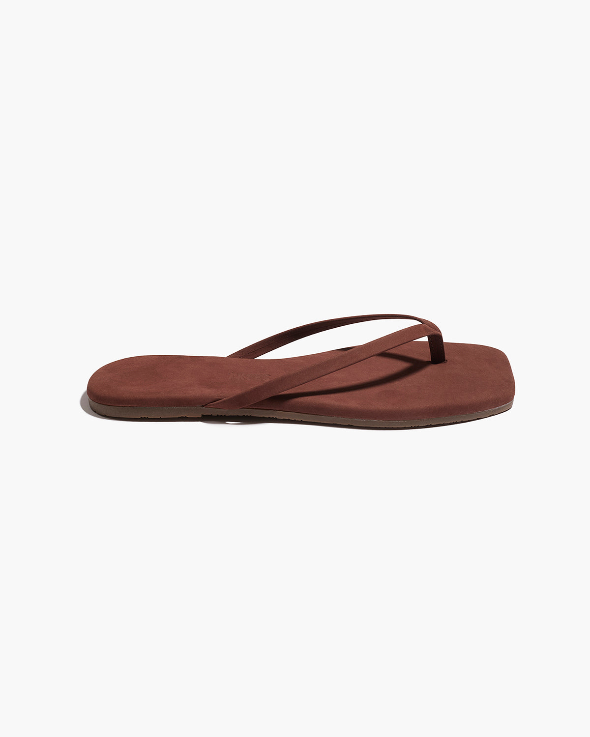White Smoke כפכפי אצבע לנשים Square Toe Lily Suede TKEES