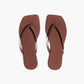 White Smoke כפכפי אצבע לנשים Square Toe Lily Suede TKEES