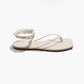 White Smoke סנדלי אצבע לנשים Square Toe Lilu TKEES