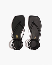 White Smoke סנדלי אצבע לנשים Square Toe Lilu TKEES