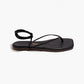 White Smoke סנדלי אצבע לנשים Square Toe Lilu TKEES
