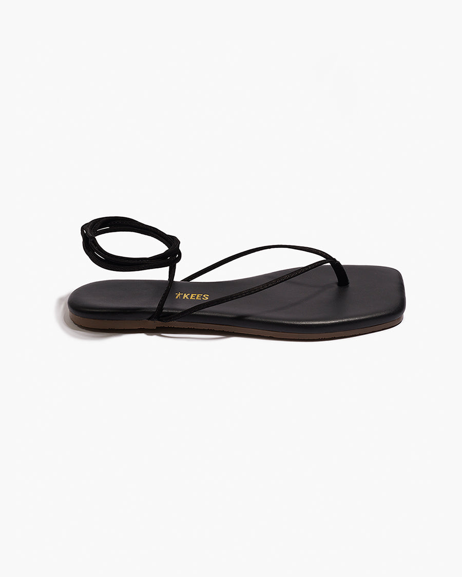 White Smoke סנדלי אצבע לנשים Square Toe Lilu TKEES