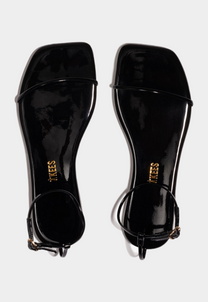 Black סנדלים לנשים Square Toe Twiggy TKEES