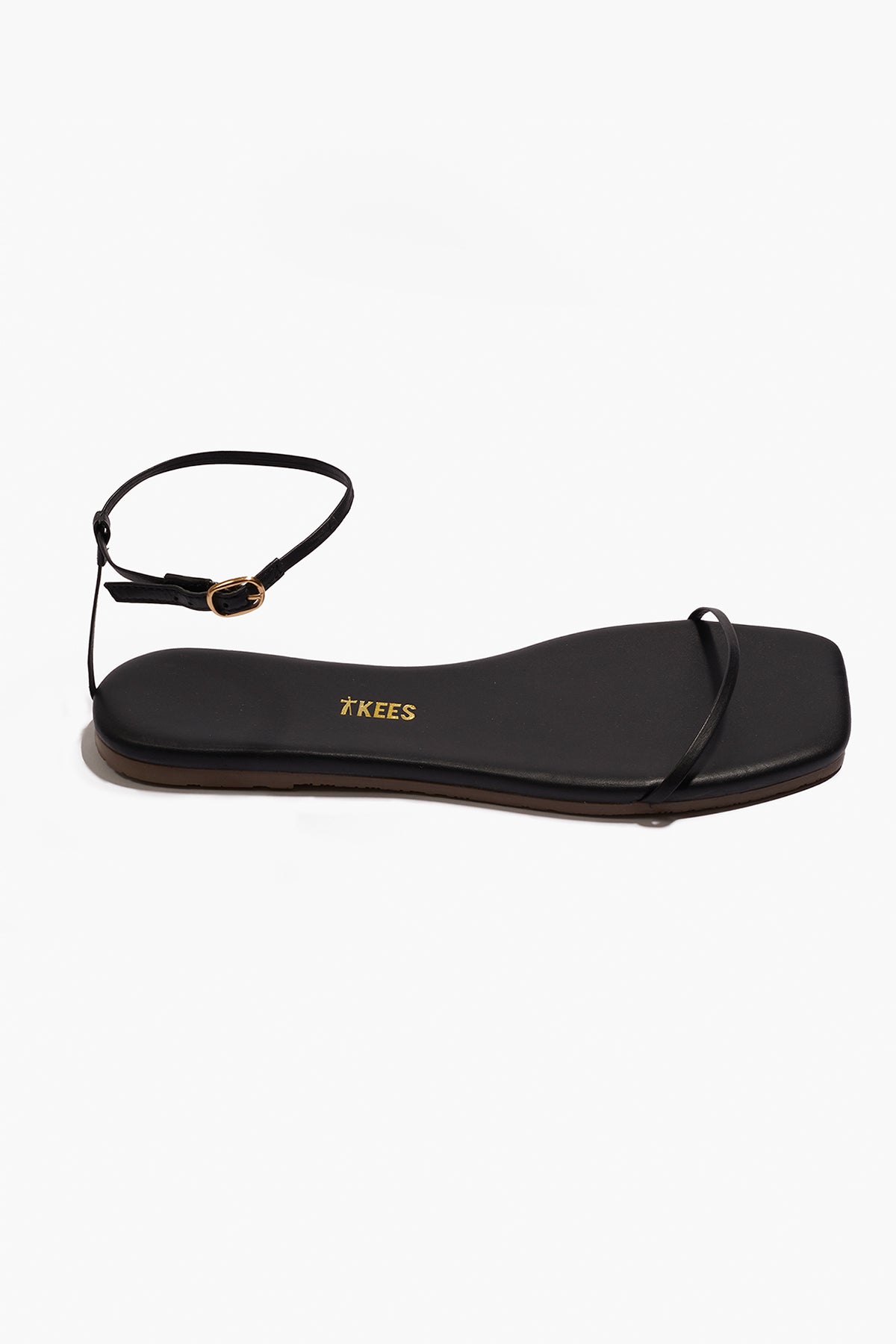White Smoke סנדלי עור לנשים Square Toe Twiggy TKEES