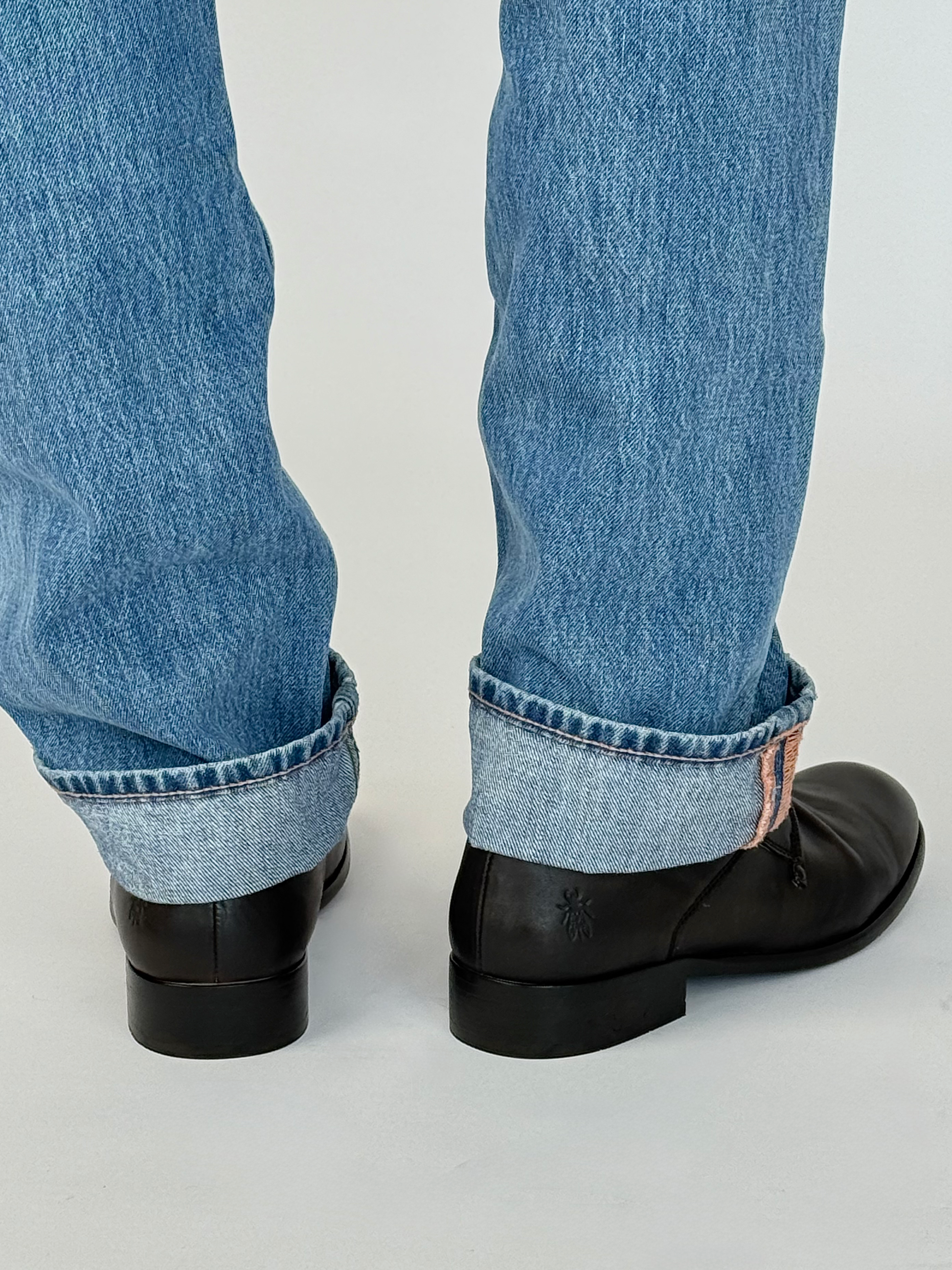 Light Gray נעלי אוקספורד עם קפלים West FLY LONDON