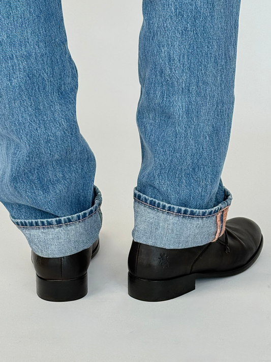 Light Gray נעלי אוקספורד עם קפלים West FLY LONDON