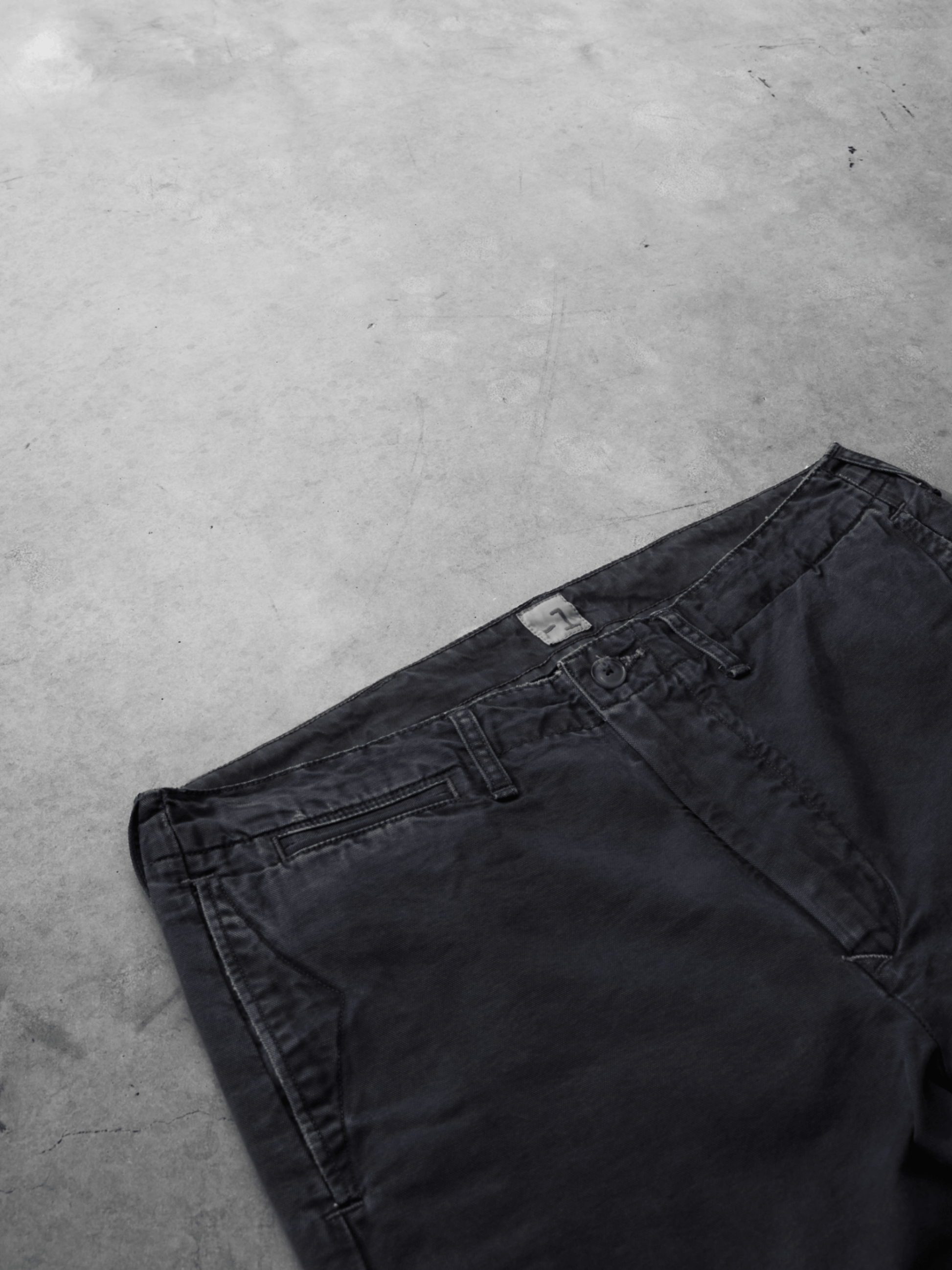 Dark Slate Gray מכנסיים ארוכים לגברים Chino Canvas MINUS 1