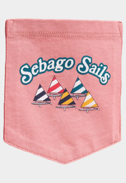 Light Pink טי שירט לגברים Sebagosails SEBAGO