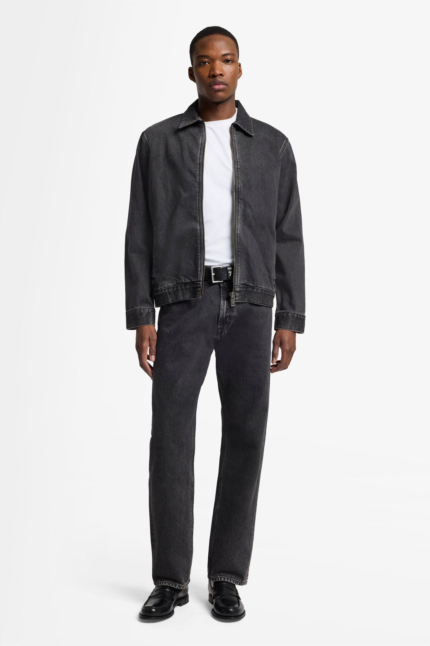 Dark Slate Gray ג׳ינס ארוך לגברים Modern – Straight Leg SEVEN FOR ALL MANKIND