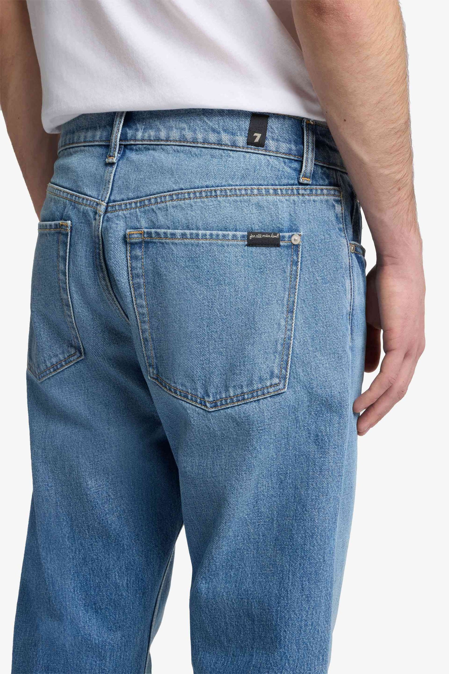 Dark Slate Blue ג׳ינס ארוך לגברים Modern – Straight Leg SEVEN FOR ALL MANKIND