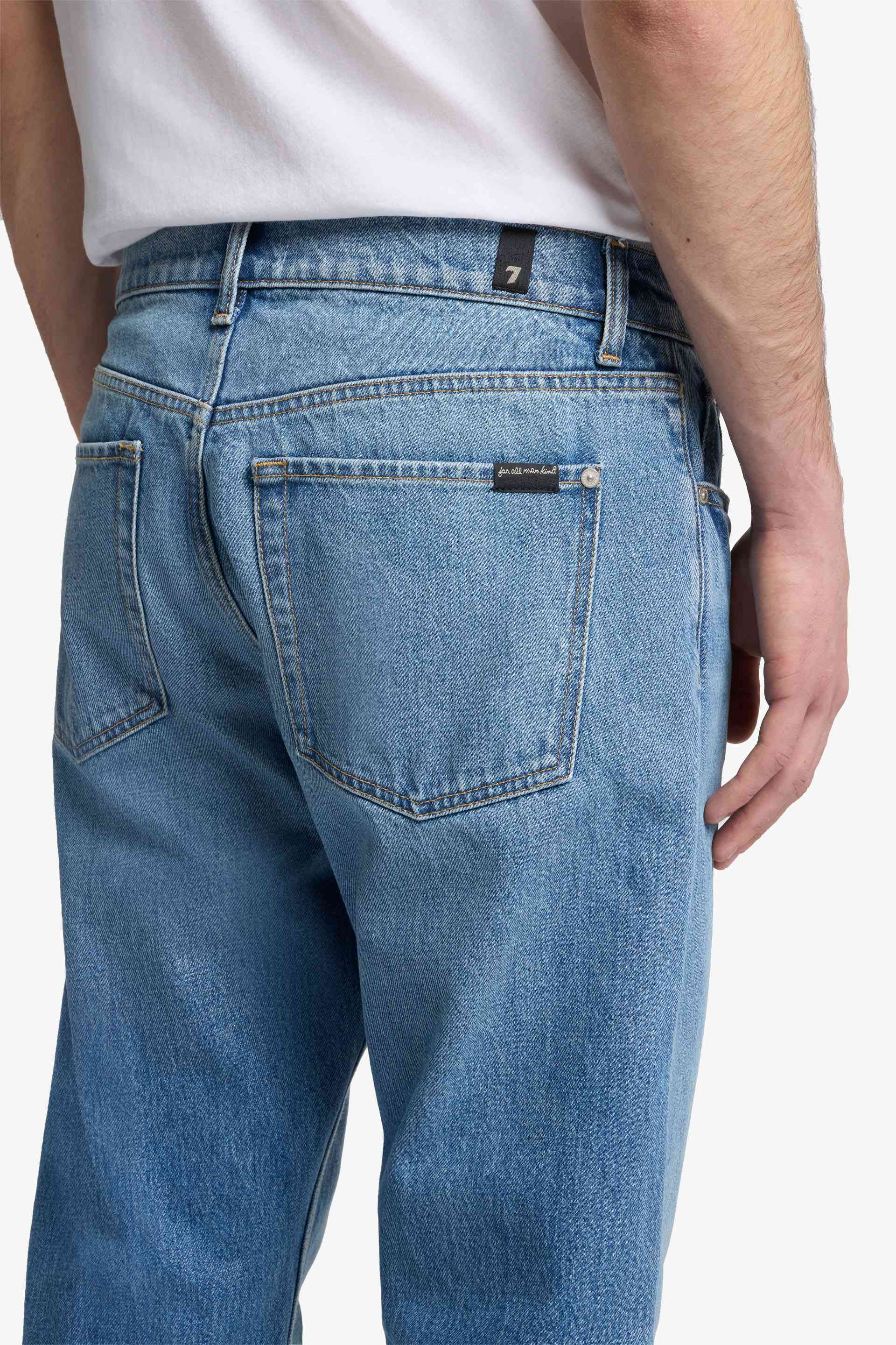 Dark Slate Blue ג׳ינס ארוך לגברים Modern – Straight Leg SEVEN FOR ALL MANKIND
