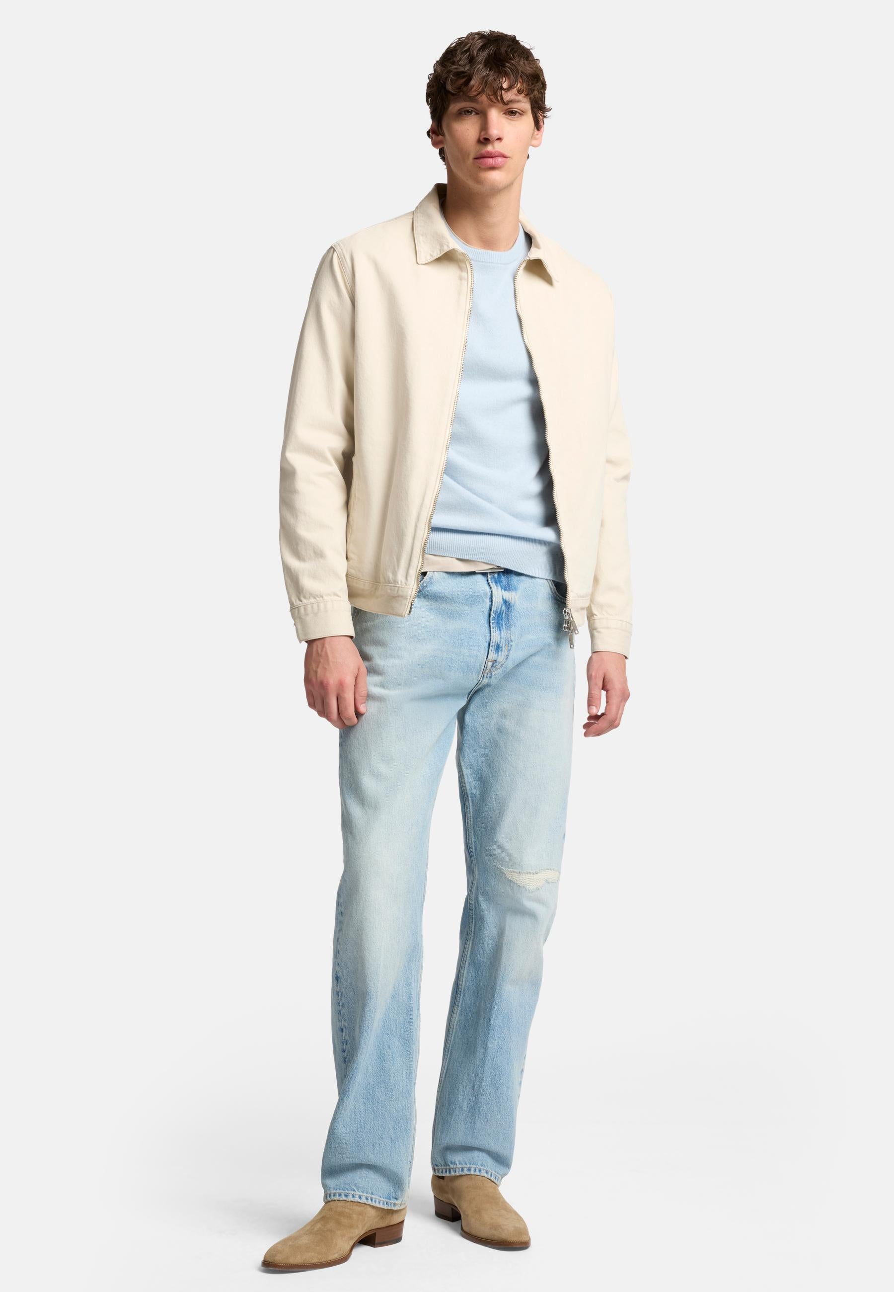 White Smoke ג׳ינס ארוך לגברים Modern – Straight Leg SEVEN FOR ALL MANKIND