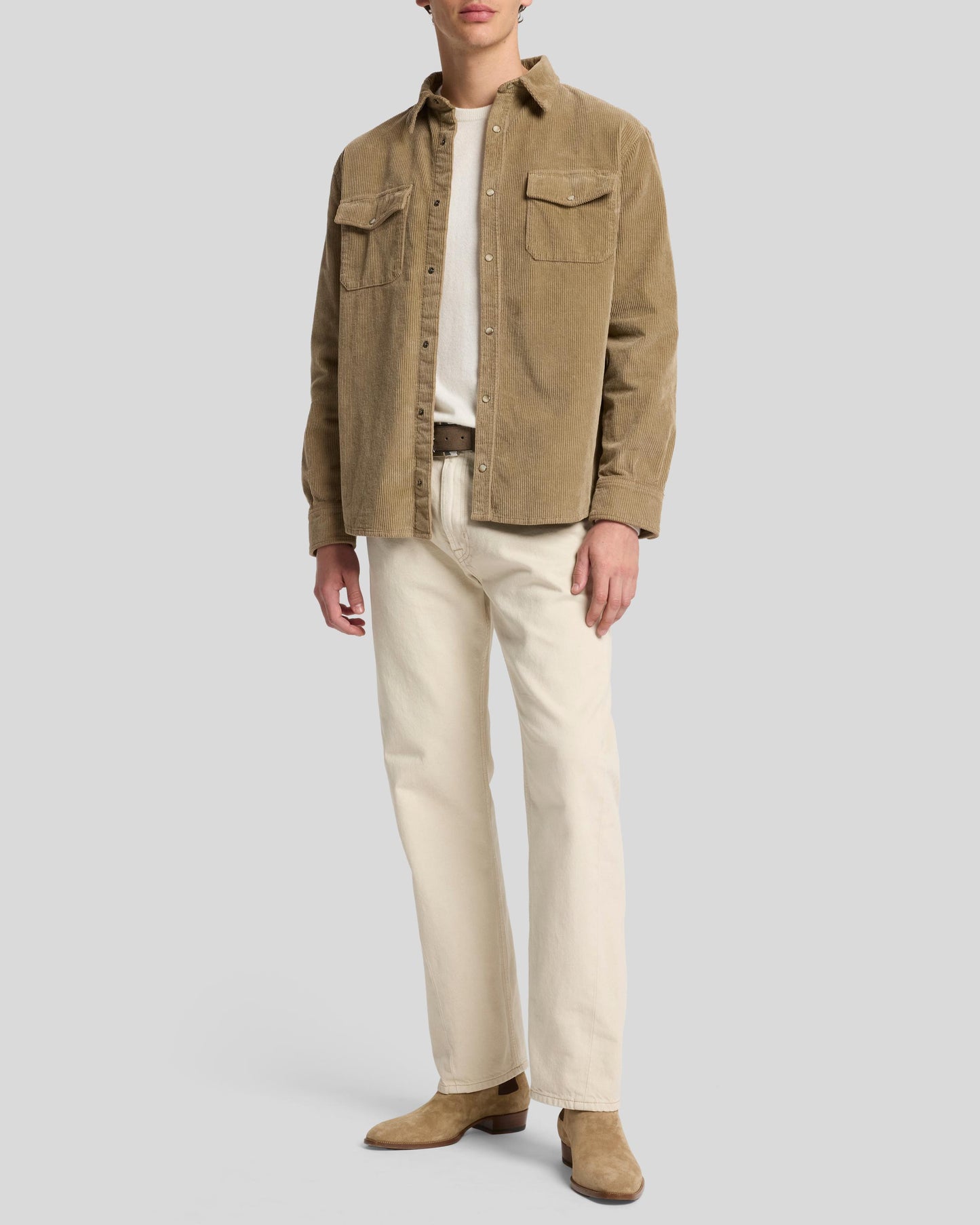 Light Gray ג׳ינס ארוך לגברים Modern – Straight Leg SEVEN FOR ALL MANKIND