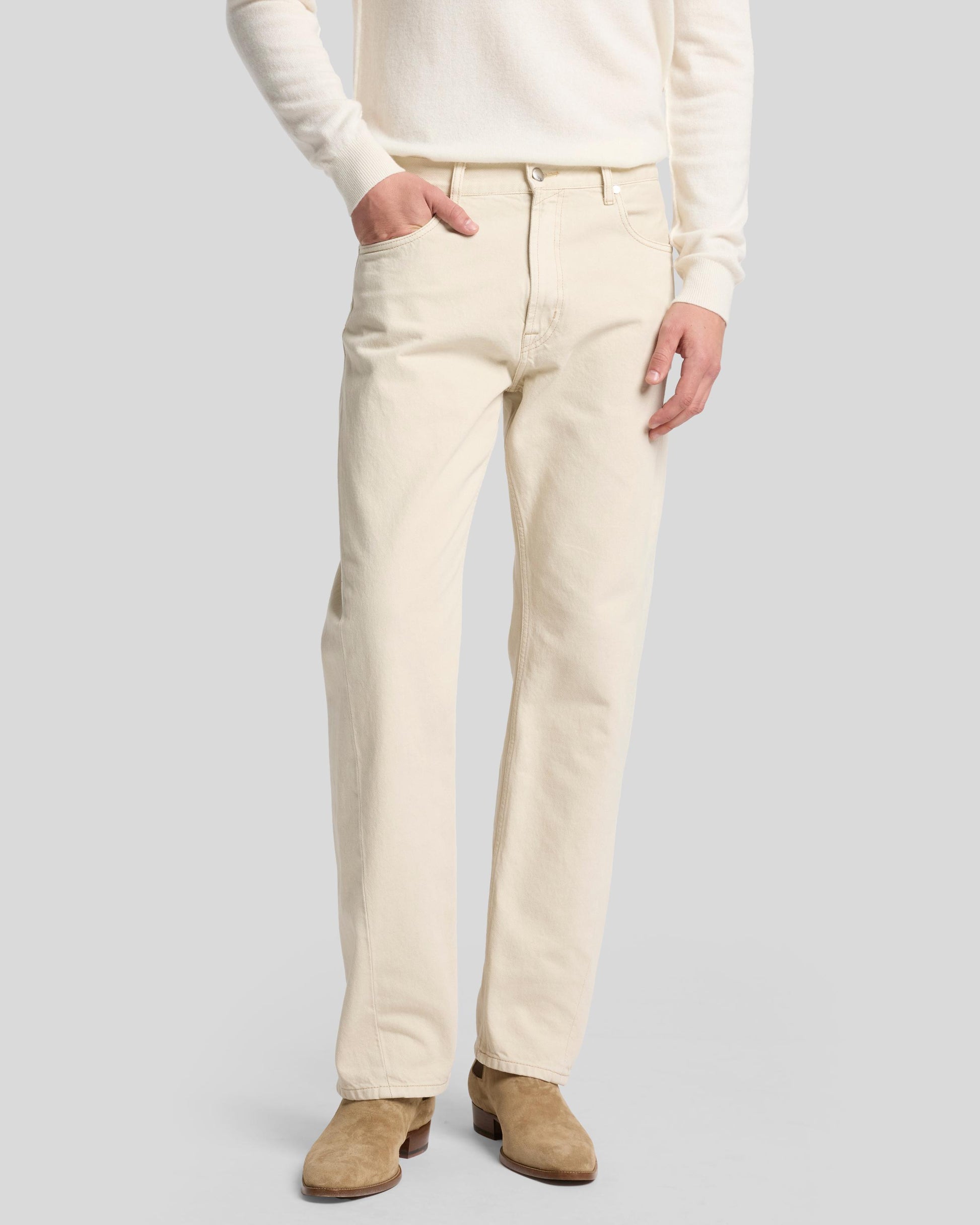 Light Gray ג׳ינס ארוך לגברים Modern – Straight Leg SEVEN FOR ALL MANKIND