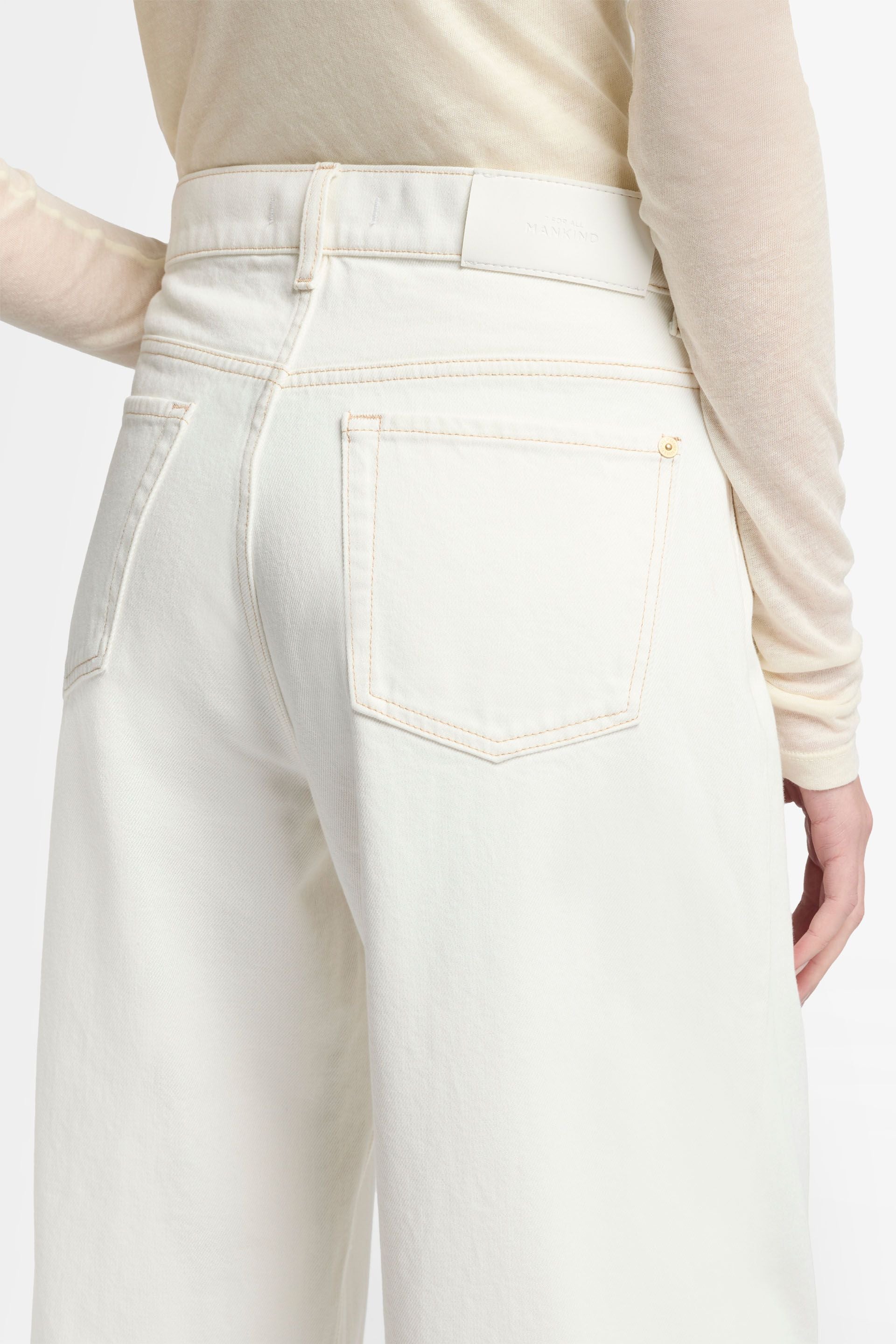 Antique White ג'ינס ארוך לנשים Bonnie – Barrel Leg SEVEN FOR ALL MANKIND