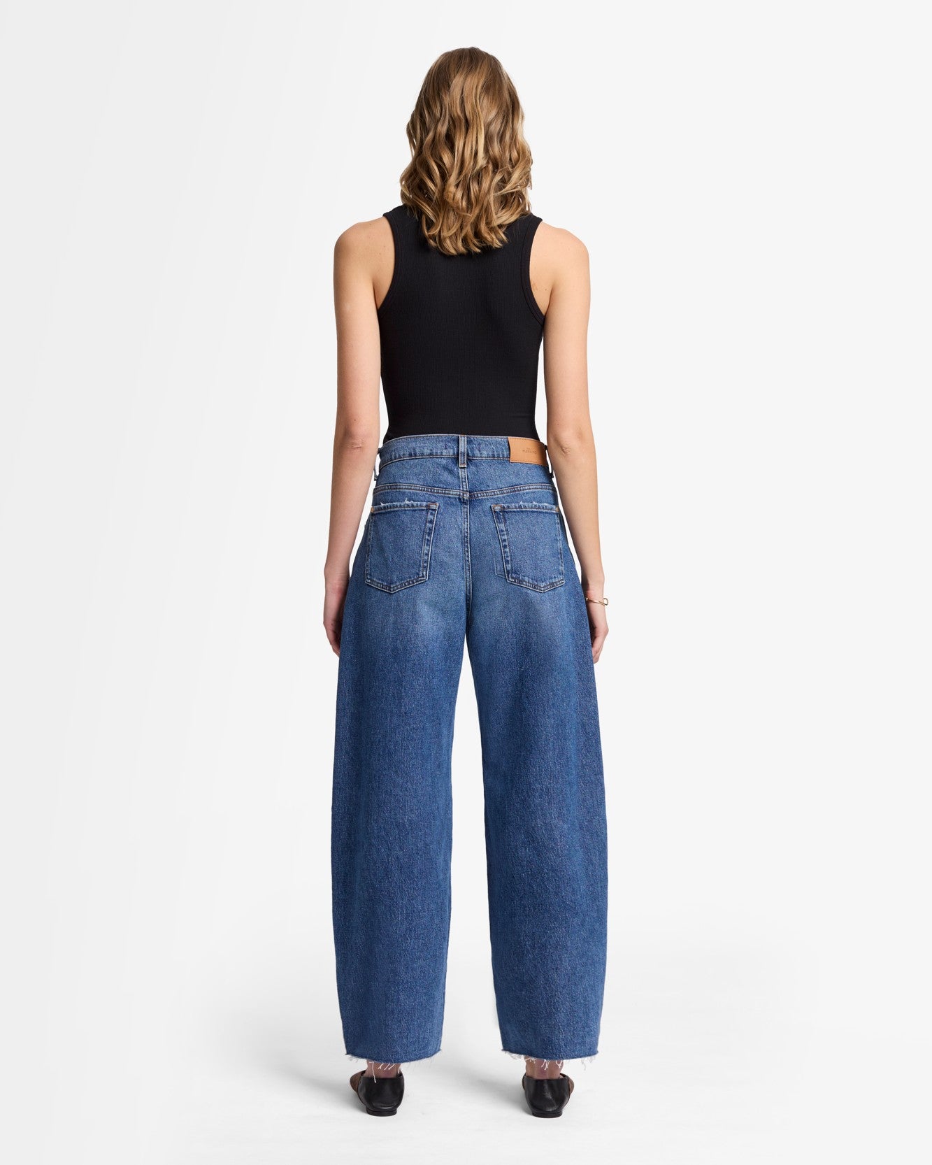 Dark Slate Gray ג'ינס ארוך לנשים Bonnie – Barrel Leg SEVEN FOR ALL MANKIND