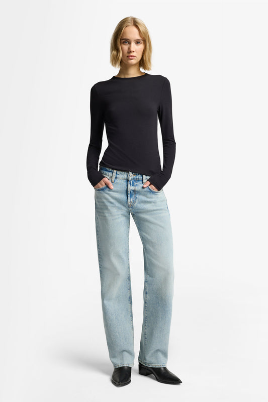 White Smoke ג'ינס ארוך לנשים Calie – Straight Leg SEVEN FOR ALL MANKIND