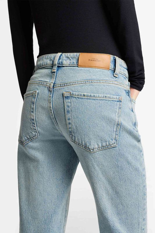 Light Gray ג'ינס ארוך לנשים Calie – Straight Leg SEVEN FOR ALL MANKIND