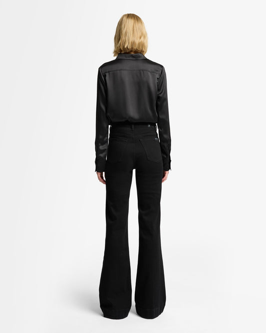 Black ג'ינס ארוך לנשים Modern Dojo Flare – High Fit SEVEN FOR ALL MANKIND