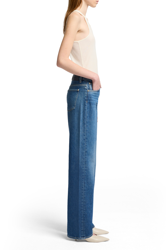 Dark Slate Gray ג'ינס ארוך לנשים Tess – Straight Leg SEVEN FOR ALL MANKIND