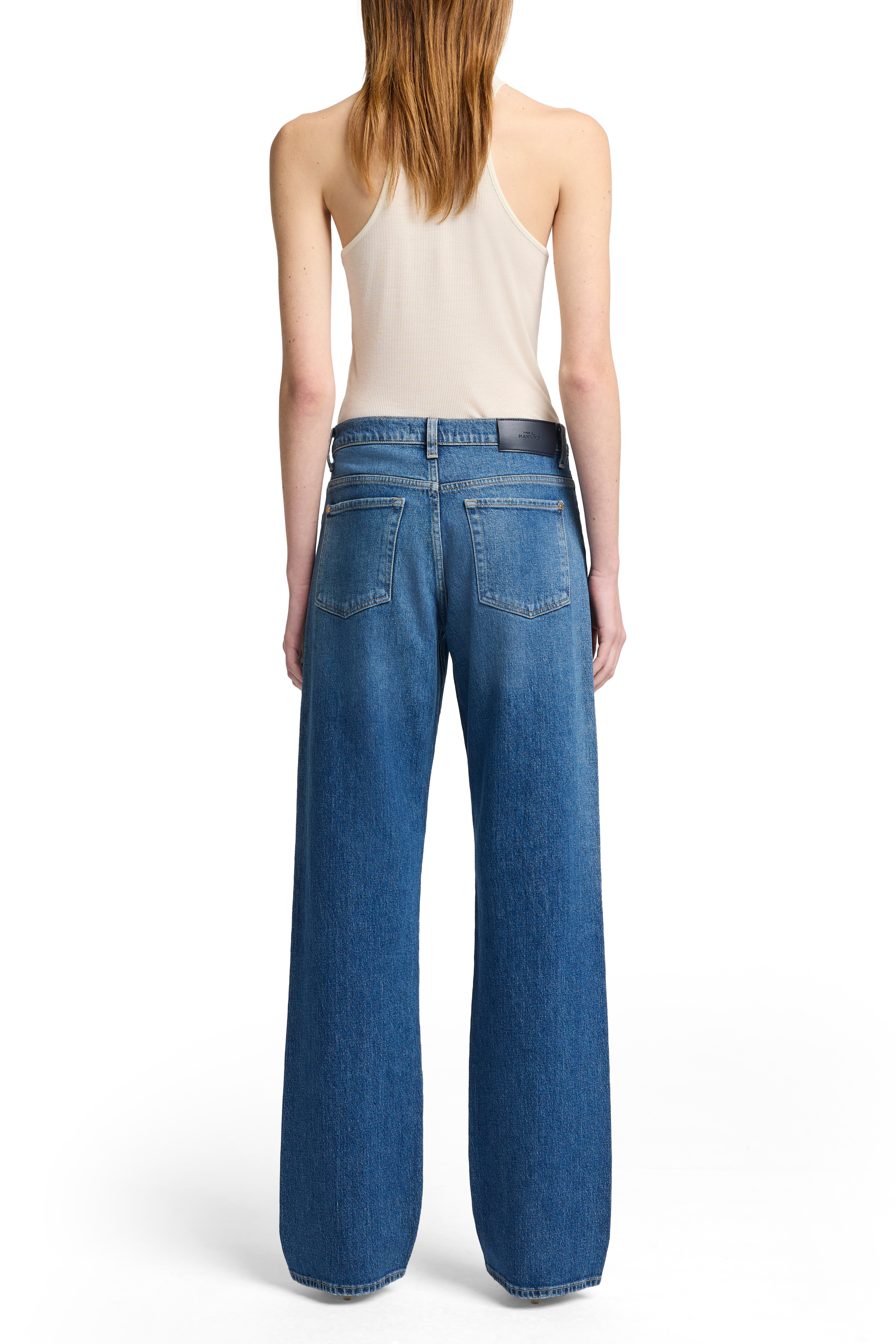 Light Gray ג'ינס ארוך לנשים Tess – Straight Leg SEVEN FOR ALL MANKIND