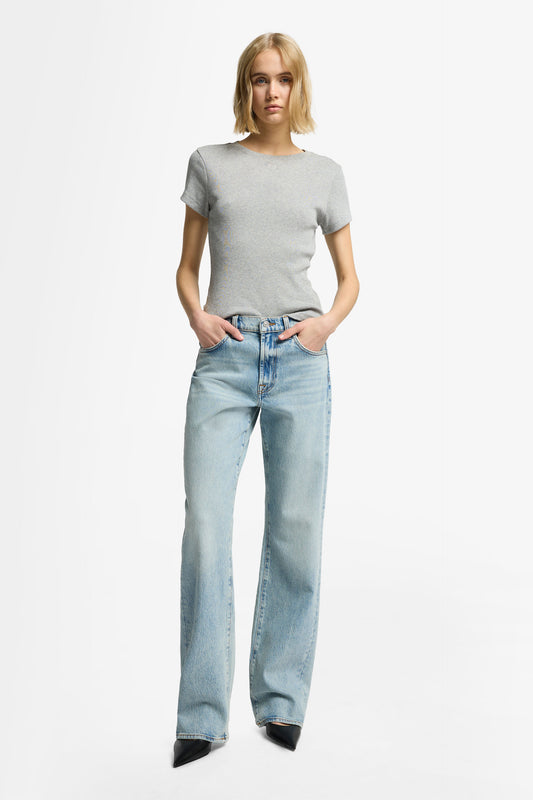 White Smoke ג'ינס ארוך לנשים Tess – Straight Leg SEVEN FOR ALL MANKIND