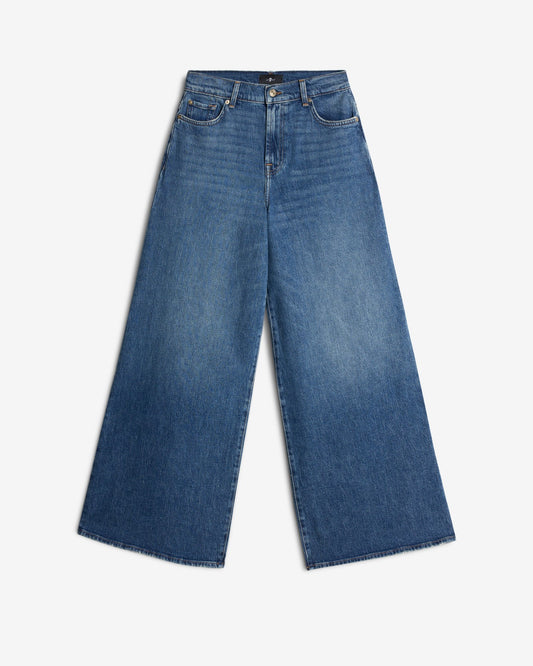 White Smoke ג'ינס ארוך לנשים Marie – Wide Leg SEVEN FOR ALL MANKIND