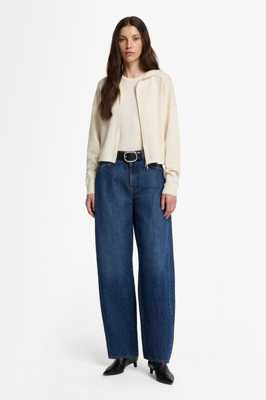 Dark Slate Gray ג'ינס ארוך לנשים Bonnie – Barrel Leg SEVEN FOR ALL MANKIND