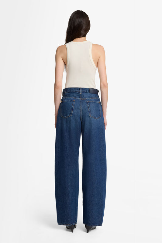 Dark Slate Gray ג'ינס ארוך לנשים Bonnie – Barrel Leg SEVEN FOR ALL MANKIND