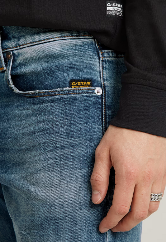 Black ג׳ינס ארוך לגברים 3301 - Straight Fit G STAR