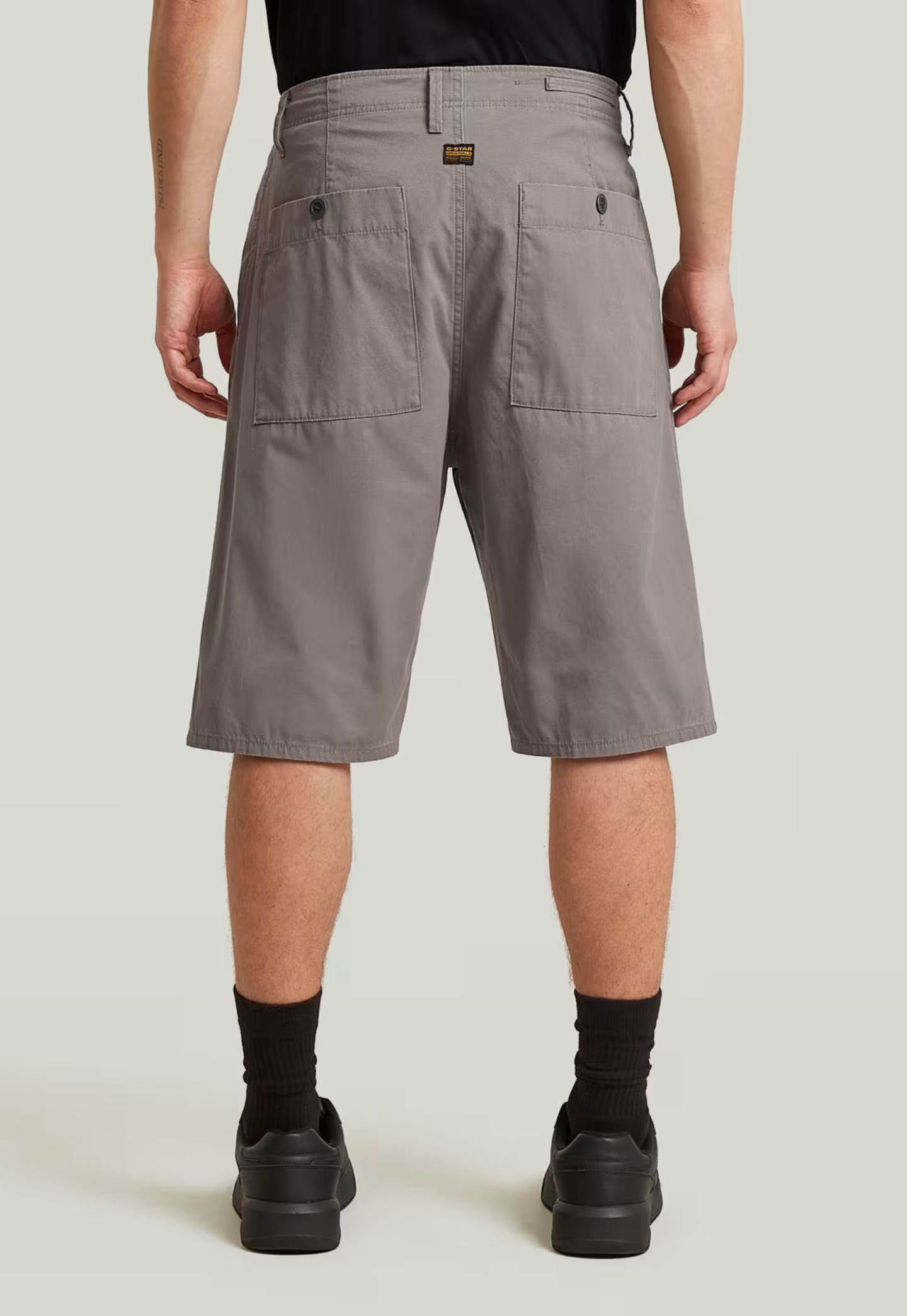 Light Gray מכנסיים קצרים לגברים MA-1 Cargo G STAR