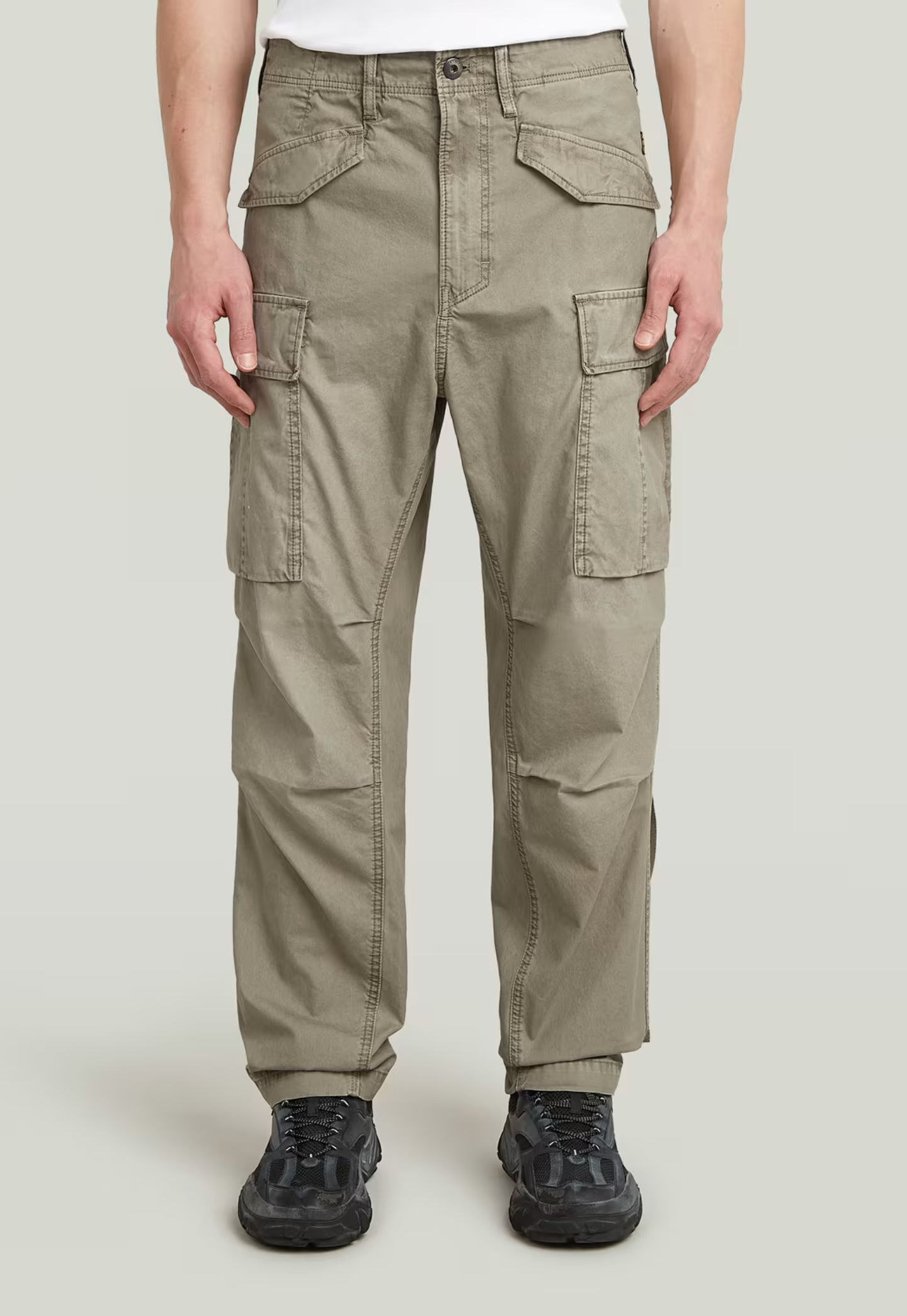 Light Gray מכנסיים ארוכים לגברים MA-1 Cargo G STAR