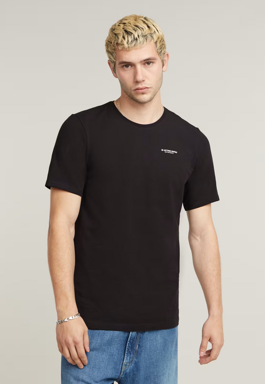 Dark Slate Gray טי שירט לגברים Slim Base Rib Stretch G STAR