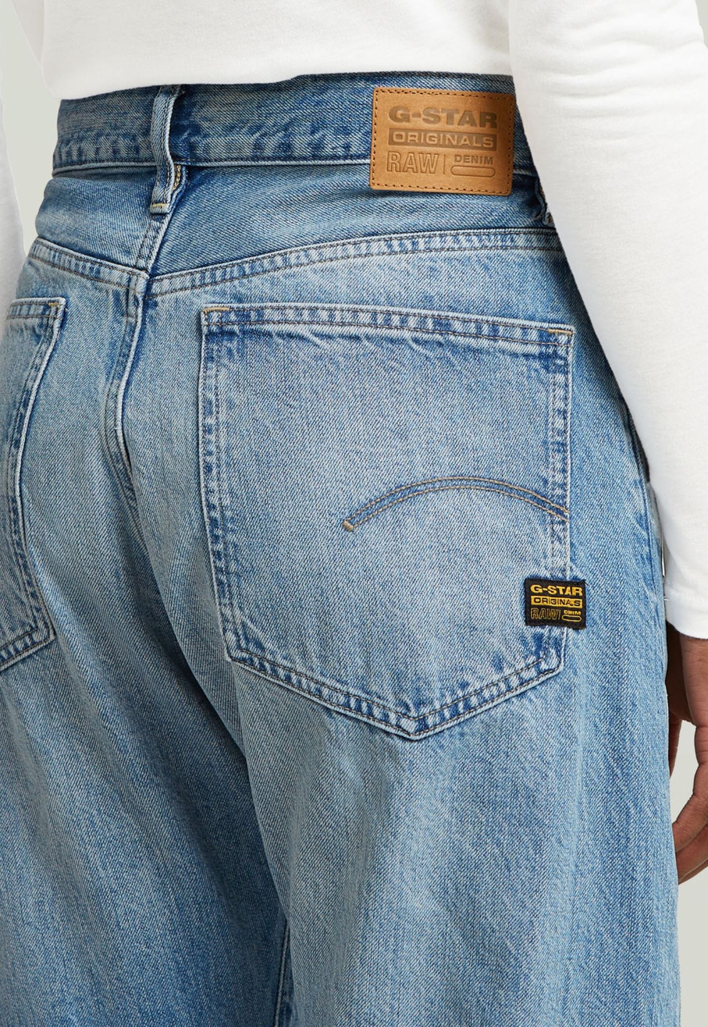 Slate Gray ג'ינס ארוך לנשים Bowey 3D - Relaxed fit G STAR